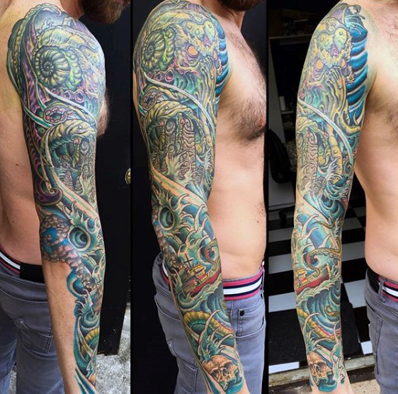 70 Cthulhu Tattoo Designs für Männer - Masculine Ink Ideen  