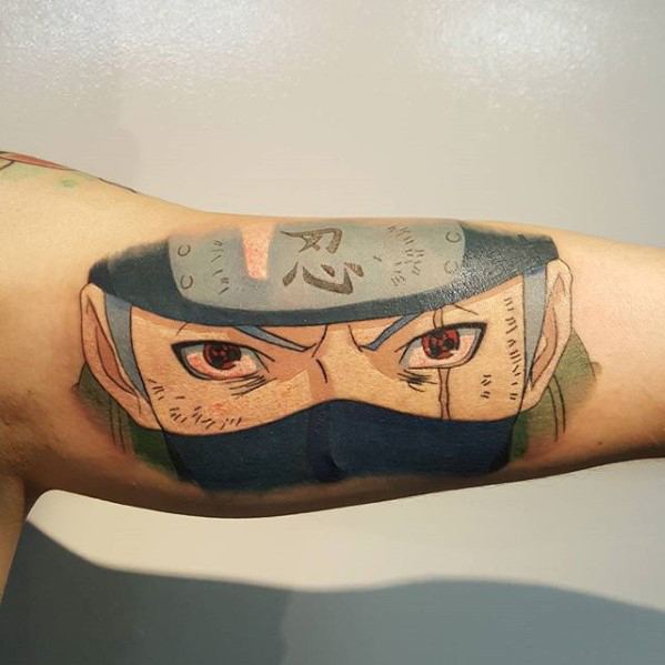 30 Kakashi Tattoo Designs für Männer - Anime Ink Ideen  