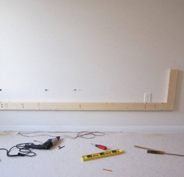DIY Floating Wall Project - Bauen Sie Ihre eigenen Bachelor Pad TV-Stand  