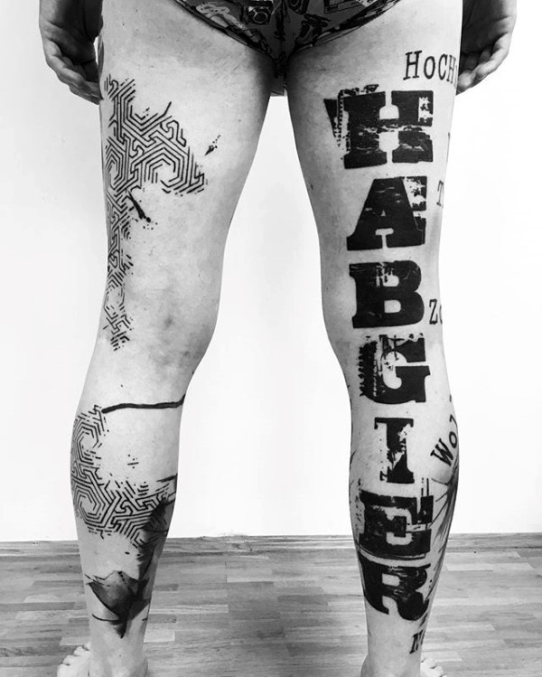 100 Trash Polka Tattoos für Männer - Maskulin Design-Ideen  