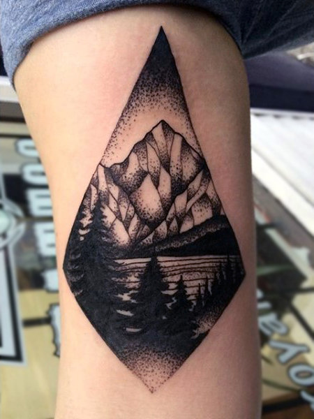 100 Natur Tattoos für Männer - Deep Great Outdoor Designs  