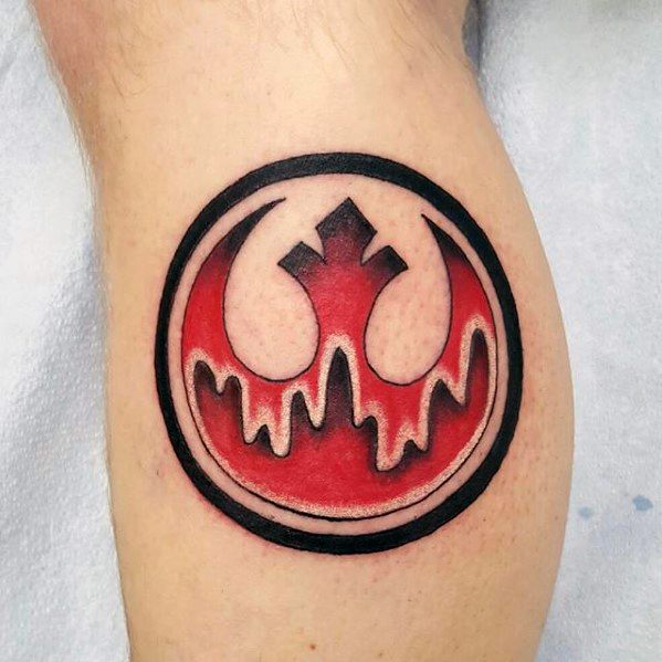 50 Rebel Alliance Tattoo Designs für Männer - Star Wars Symbol Ideen  