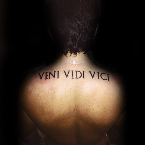 60 Veni Vidi Vici Tattoo Designs für Männer - Julius Caesar Ink Ideen  