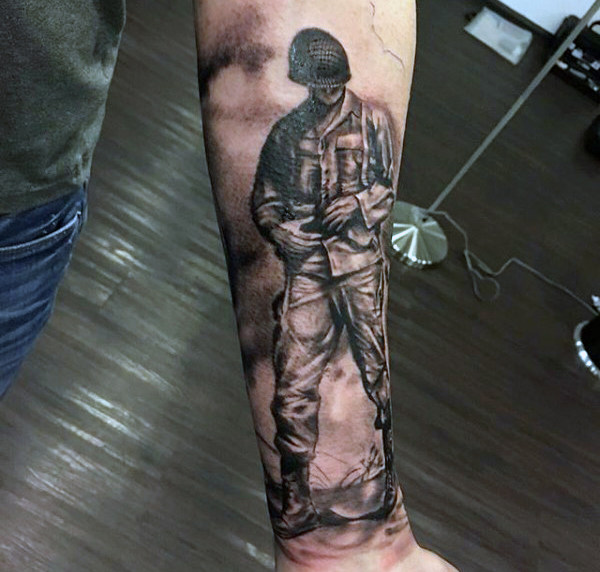 70 WW2 Tattoos für Männer - Memorial Military Ink Design-Ideen  