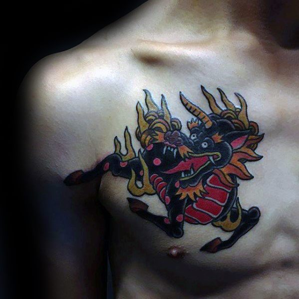 60 Kirin Tattoo Designs für Männer - Hooved Chimerical Kreatur Ideen  