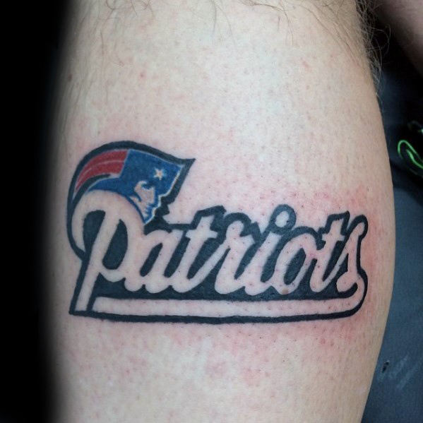 40 New England Patriots Tattoo Designs für Männer - NFL-Tinte Ideen  