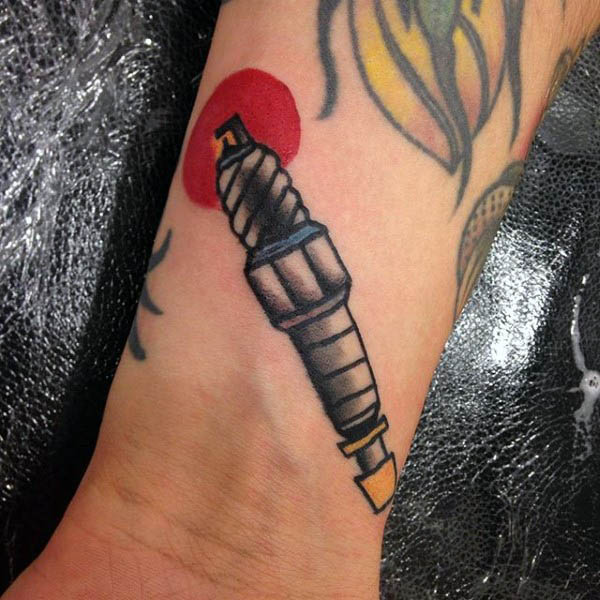 70 Zündkerze Tattoo Designs für Männer - Cool Combustion Ink  