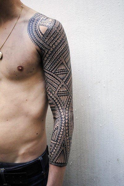 Top 60 besten Tribal Tattoos für Männer - Symbole des Mutes  