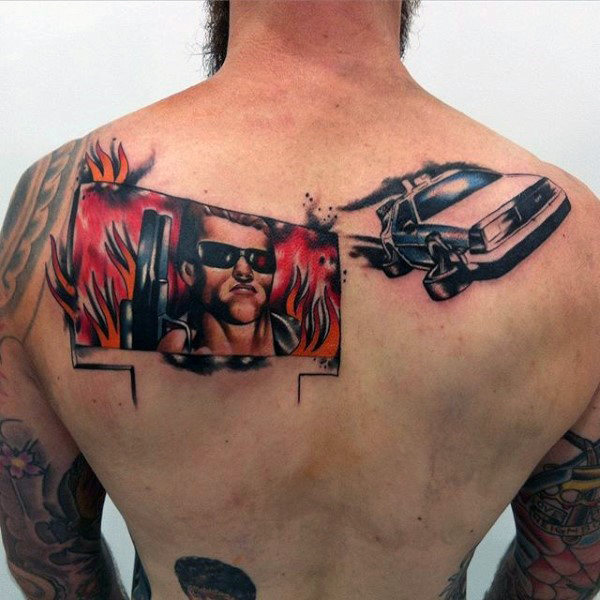 60 Terminator Tattoo Designs für Männer - Manly mechanische Tinte Ideen  
