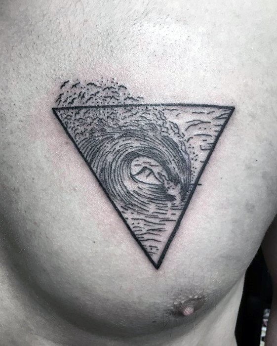 50 kleine Ozean Tattoos für Männer - Seafaring Ink Ideen  