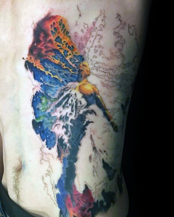 60 Nebula Tattoo Designs für Männer - interstellaren Wolken Ideen  