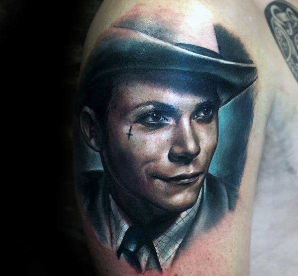 70 Portrait Tattoos für Männer - Realistische Design-Ideen  