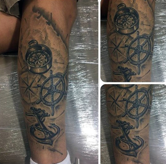 40 realistische Anker Tattoo Designs für Männer - Manly Ink Ideen  