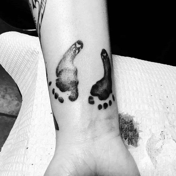 Top 60 besten Footprint Tattoos für Männer - Ink Design-Ideen  