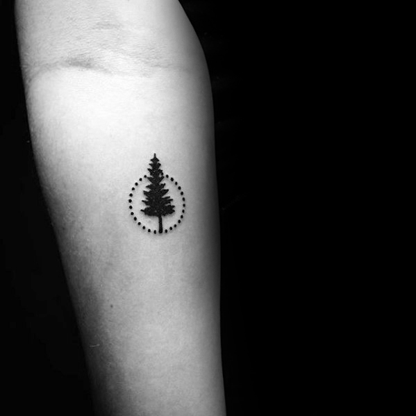 50 einfache Baum Tattoo Designs für Männer - Forest Ink Ideen  