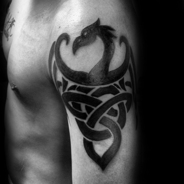 50 Celtic Dragon Tattoo Designs für Männer - Knot Ink Ideen  