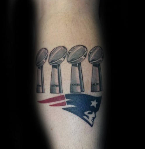 40 New England Patriots Tattoo Designs für Männer - NFL-Tinte Ideen  