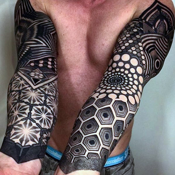 60 Super Sleeve Tattoos für Männer - Maskuline Design-Ideen  