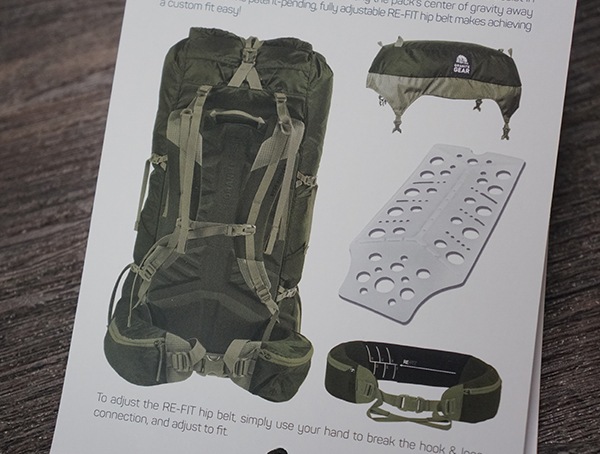 Men's Granite Gear Crown2 60er Packung Bewertung Müdigkeit getrocknet Salbei - Ultraleicht Backpacking  