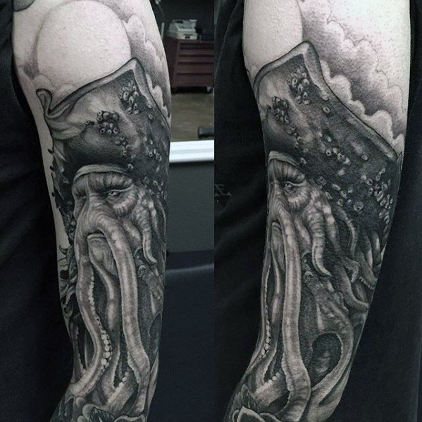 60 Davy Jones Tattoo Designs für Männer - Sailors Devil Ink Ideen  