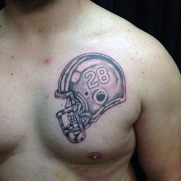 70 Fußball Tattoos für Männer - NFL Ink Design-Ideen  
