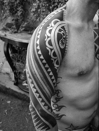 Top 60 besten Tribal Tattoos für Männer - Symbole des Mutes  