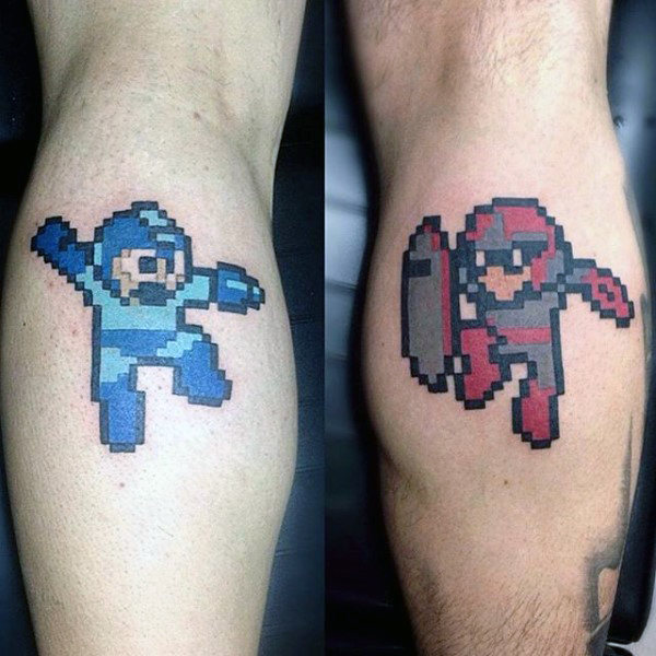 100 Videospiel Tattoos für Männer - Gamer Ink Designs  