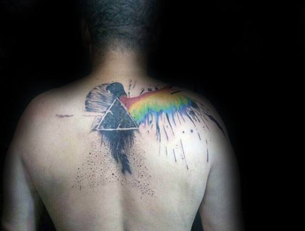 80 Pink Floyd Tattoos für Männer - Rock Band Design-Ideen  