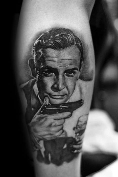 30 James Bond Tattoo Designs für Männer - 007 Tinte Ideen  