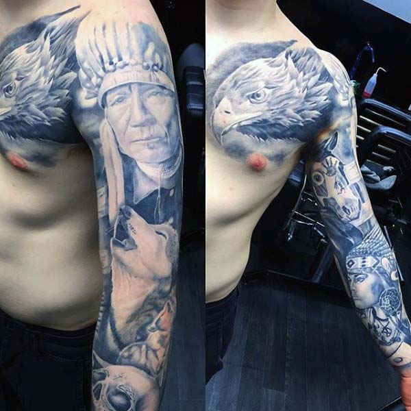 75 Schöne Tattoos für Männer - Masculine Ink Design-Ideen  