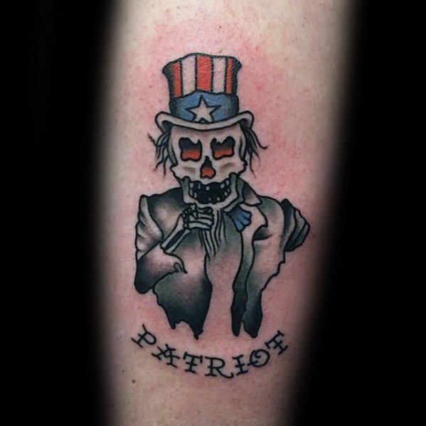 30 Uncle Sam Tattoo Designs für Männer - American Ink Ideen  