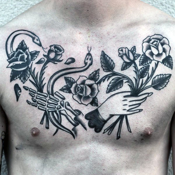 50 Leben Tod Tattoo Designs für Männer - Masculine Ink Ideen  