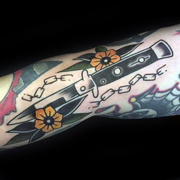 50 Switchblade Tattoo Designs für Männer - Sharp Ink Ideen  