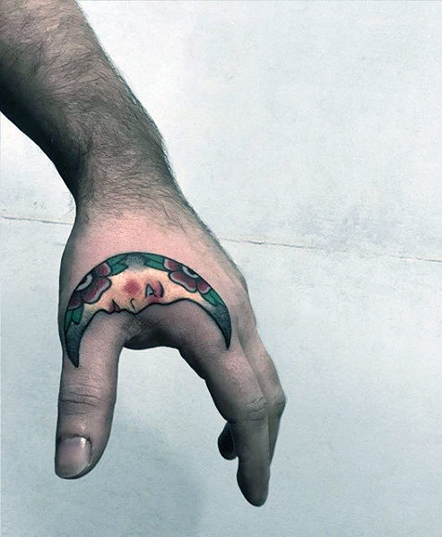 60 traditionelle Hand Tattoo Designs für Männer - Retro-Ideen  