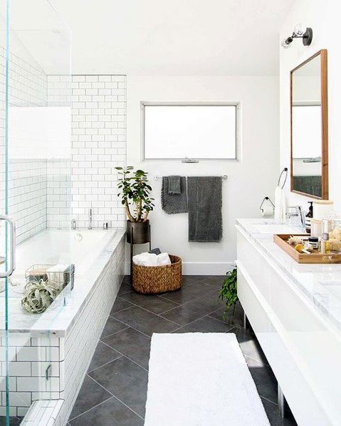 Top 60 besten weißen Badezimmer Ideen - Home Interior Designs  