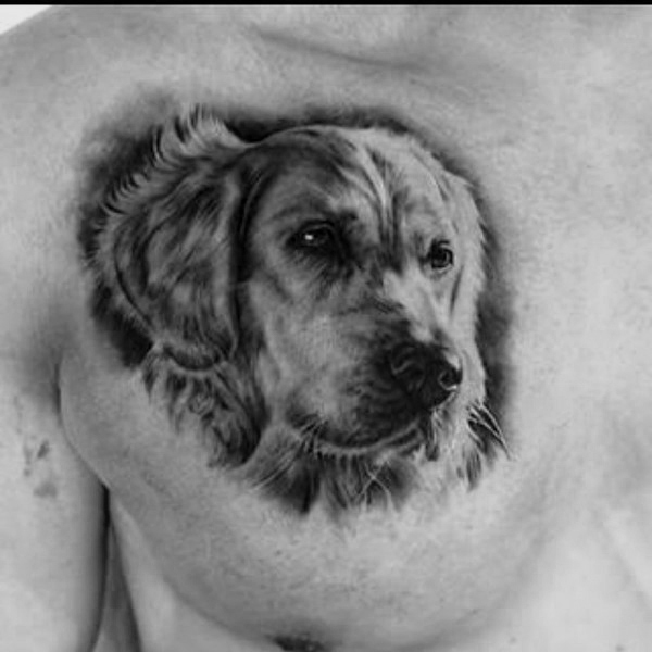 40 Golden Retriever Tattoo-Designs für Männer - Hund Tinte Ideen  