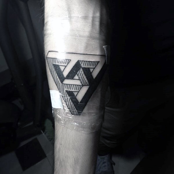90 Dreieck Tattoo Designs für Männer - Manly Ink Ideen  