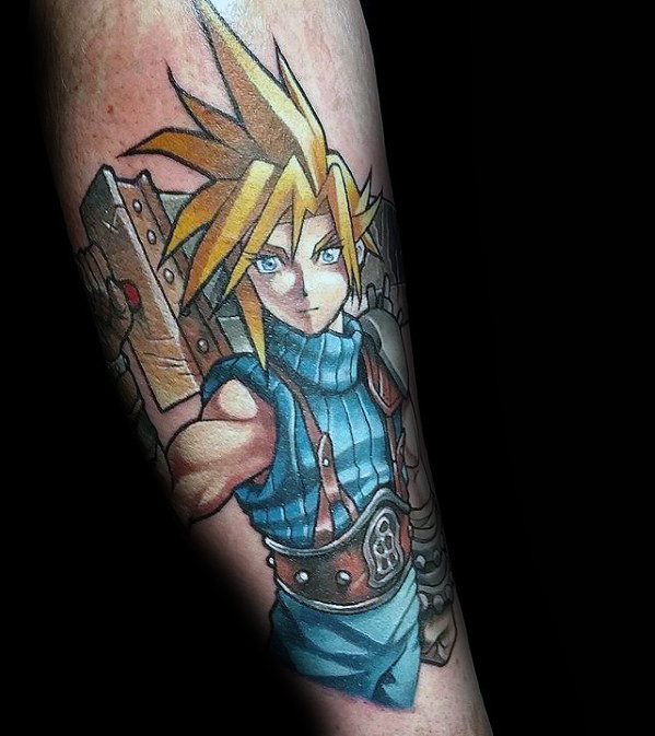 80 Final Fantasy Tattoos für Männer - Videospiel-Design-Ideen  