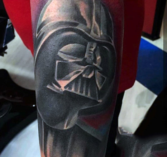100 Darth Vader Tattoo Designs für Männer - Cool Star Wars Ideen  