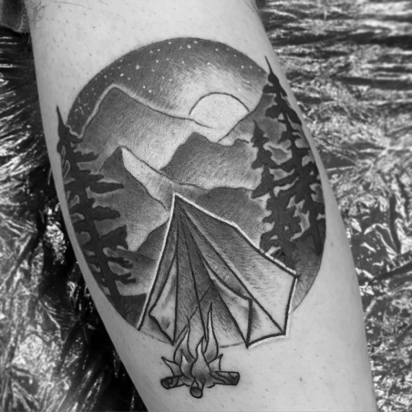 100 Natur Tattoos für Männer - Deep Great Outdoor Designs  