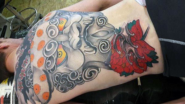 100 Foo Dog Tattoo Designs für Männer - Chinesische Gaurdian Lions  