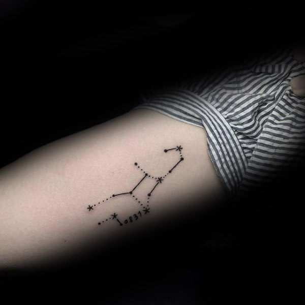 70 Jungfrau-Tätowierungen für Männer - Astrologie-Tinte entwirft Ideen  