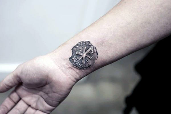 50 Chi Rho Tattoo Designs für Männer - Christian Symbol Ink Ideen  