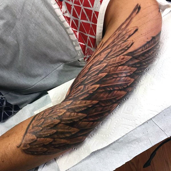 Top 100 Best Wing Tattoos für Männer - Designs, die sich erheben  