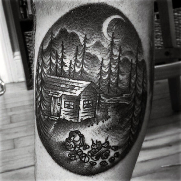 100 Natur Tattoos für Männer - Deep Great Outdoor Designs  