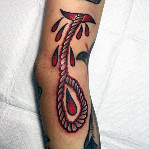 80 Rope Tattoo Designs für Männer - schnurgebundene Tinte Ideen  