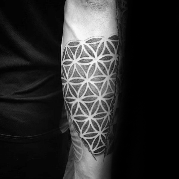 50 geometrische Unterarm Tattoo-Designs für Männer - Manly Ideen  