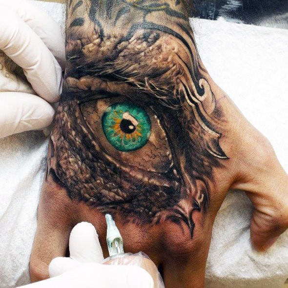 Top 50 besten Hand Tattoos für Männer - Tinte für Ihre Faust und Finger  
