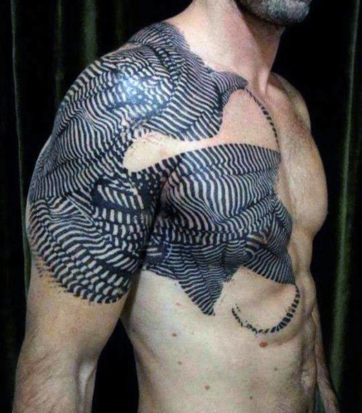 Top 80 besten abstrakten Tattoos für Männer - Designs mit einer künstlerischen Mentalität  