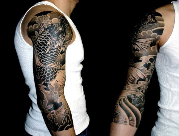 60 Half Sleeve Tattoos für Männer - Manly Designs und Meisterwerke  